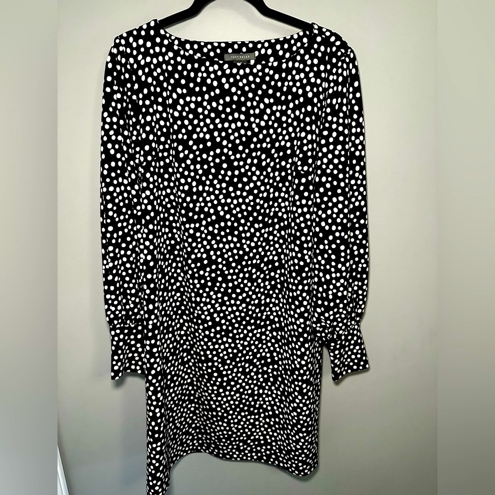 Black and White Polka Dot Dress